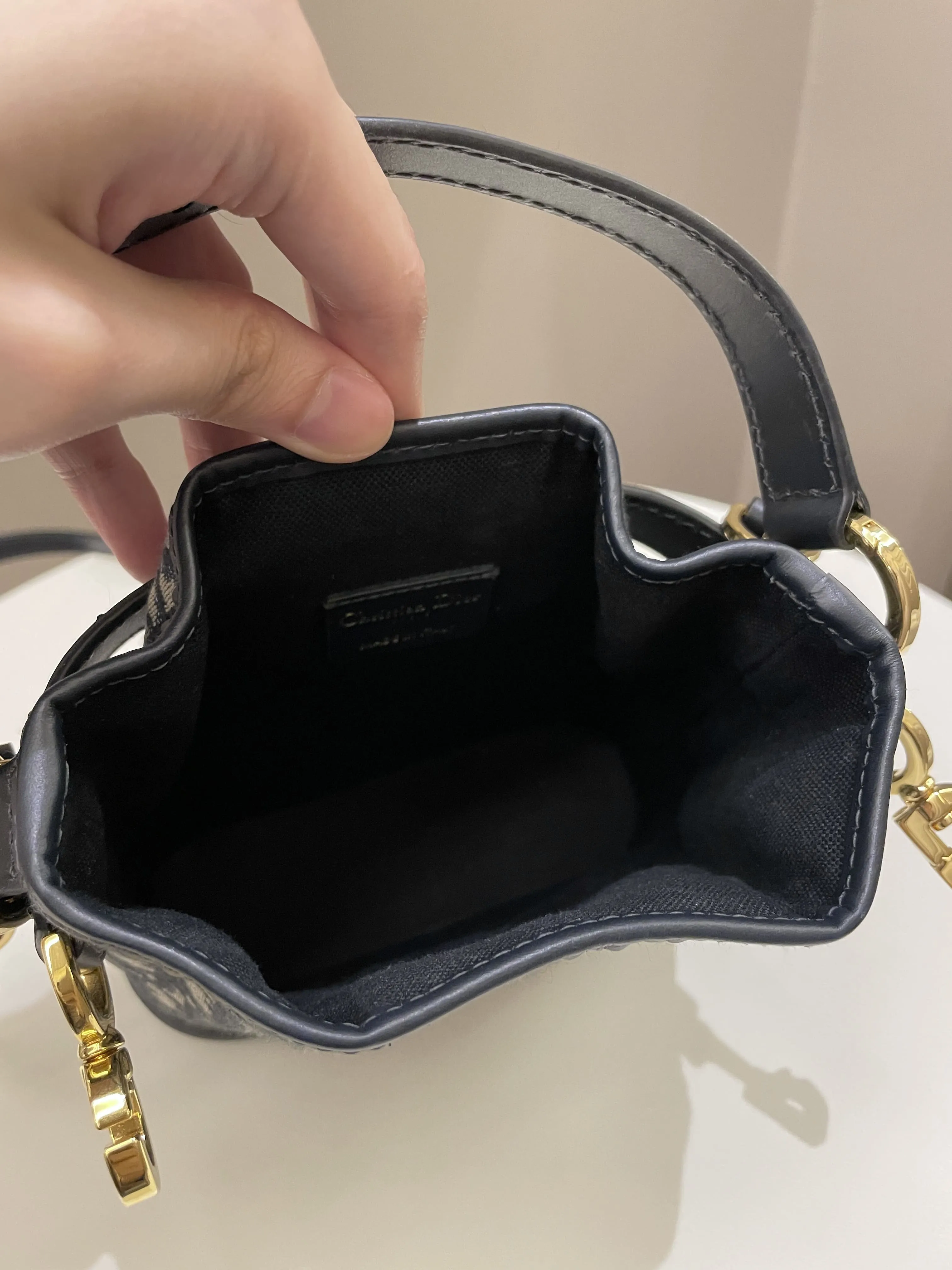 Trendy Inspired Dior C’est Bucket Bag Blue Dior Oblique