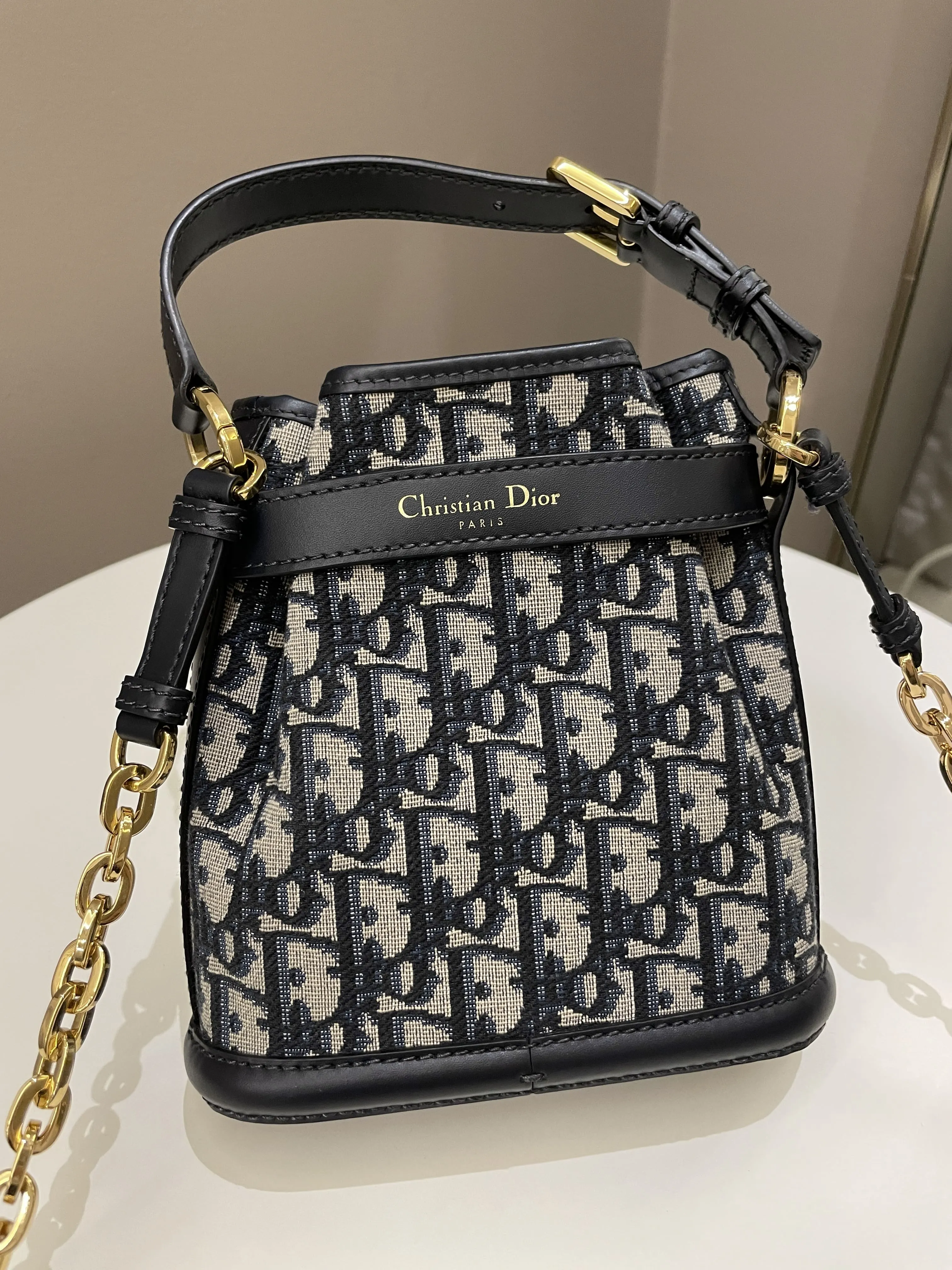 Trendy Inspired Dior C’est Bucket Bag Blue Dior Oblique