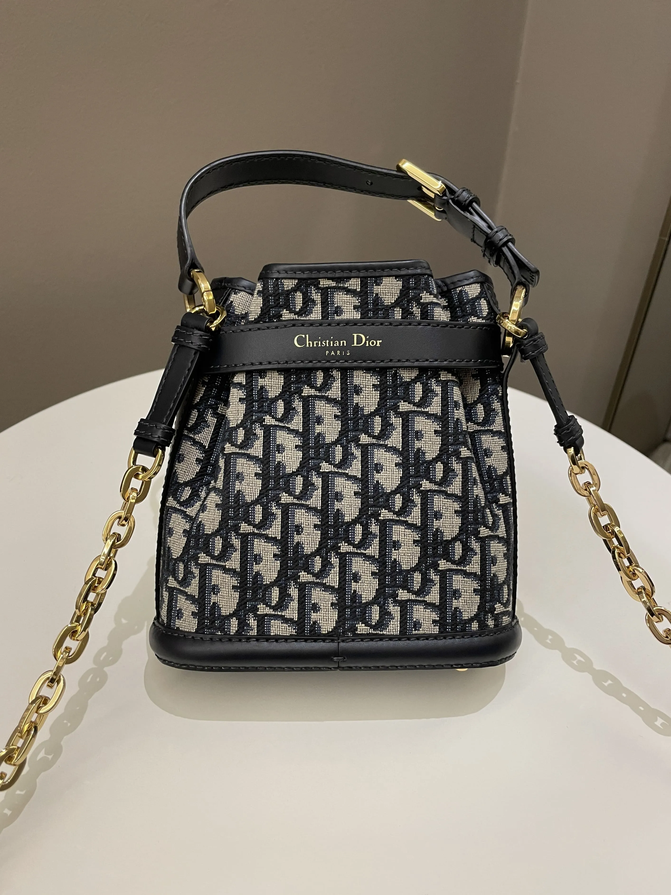 Trendy Inspired Dior C’est Bucket Bag Blue Dior Oblique