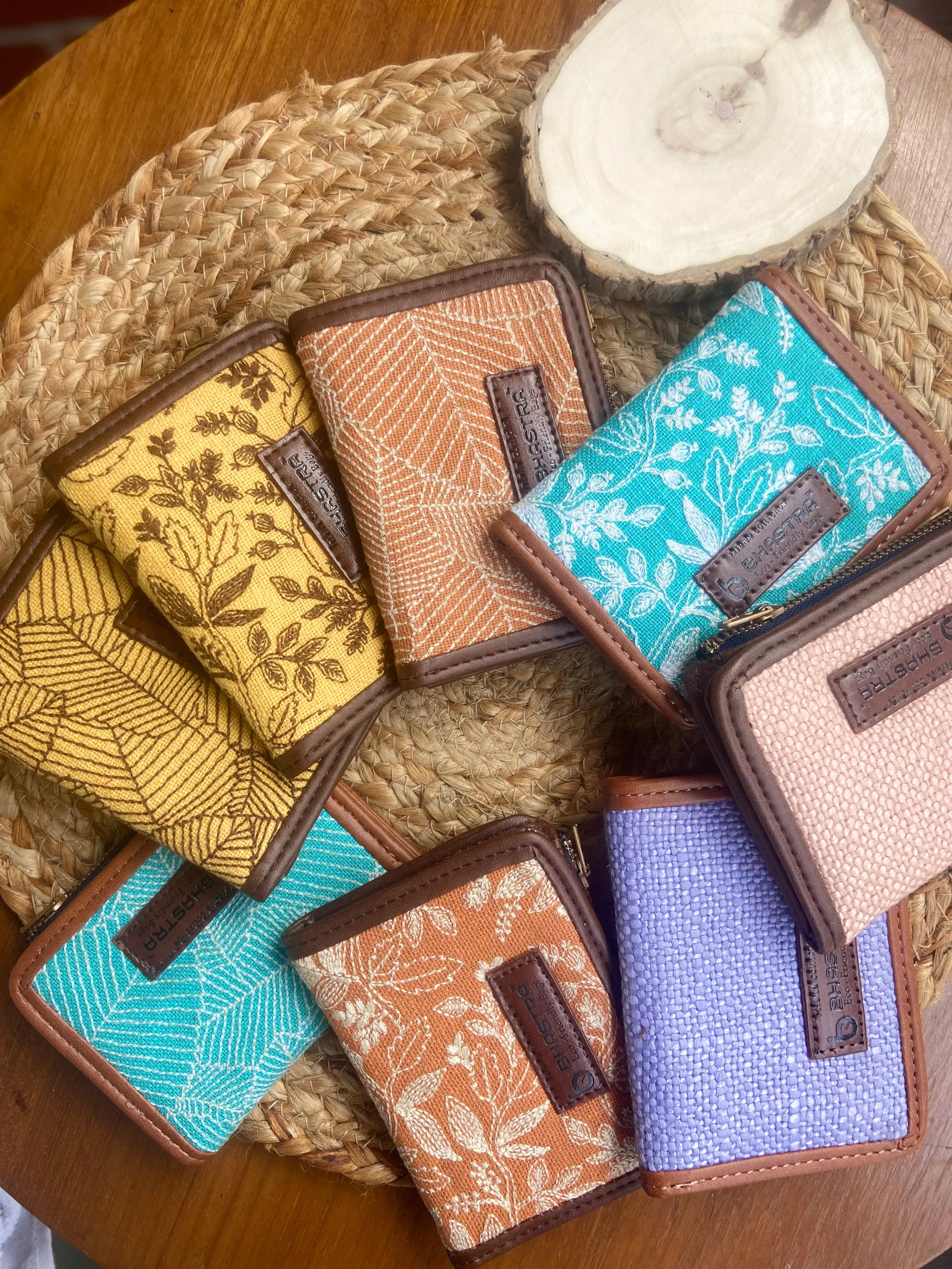 Turquoise Tropical Mini Wallet