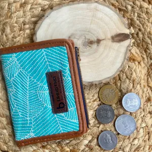 Turquoise Tropical Mini Wallet