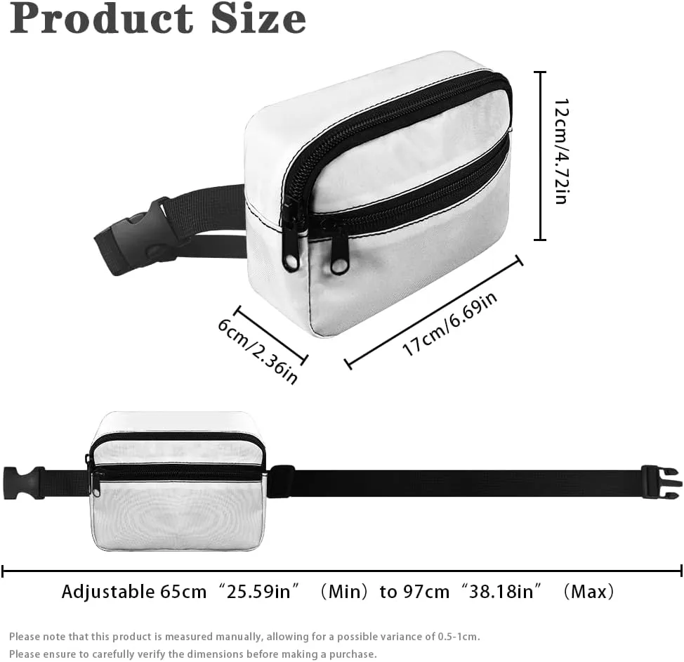 Xpyiqun Cute Cat Waist Bag with Adjustable Shoulder Strap Sling Shoulder Bag Girls Fanny Pack Small Messenger Bag Mini Zipper Belt Bag Teens Sport Travel Waist Packs Cross Body Purse Chest Bag