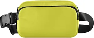Yellow Fanny Packs for Women Belt Bag Waterproof Fanny Pack Cross Body Bag Waist Packs with Adjustable Strap Small Crossbody Bags for Hiking Running Traveling Men Sports