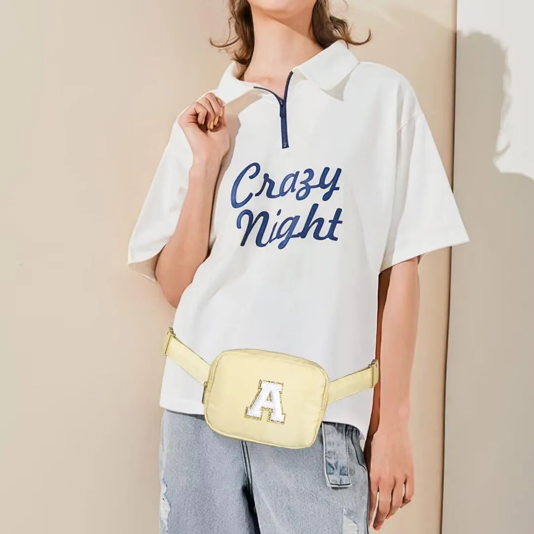 YOOLIFE Fanny Packs - Crossbody Belt Bags for Women, Khaki, Small Sling Bags for Travel & Gifts